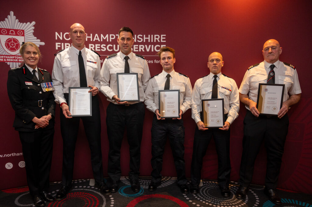 Firefighters and staff recognised for long service and life-saving efforts