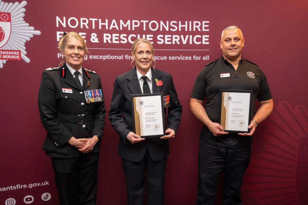 Firefighters and staff recognised for long service and life-saving efforts