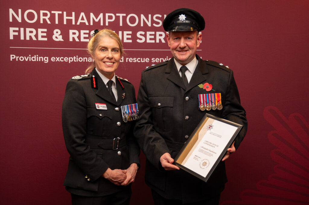 Firefighters and staff recognised for long service and life-saving efforts